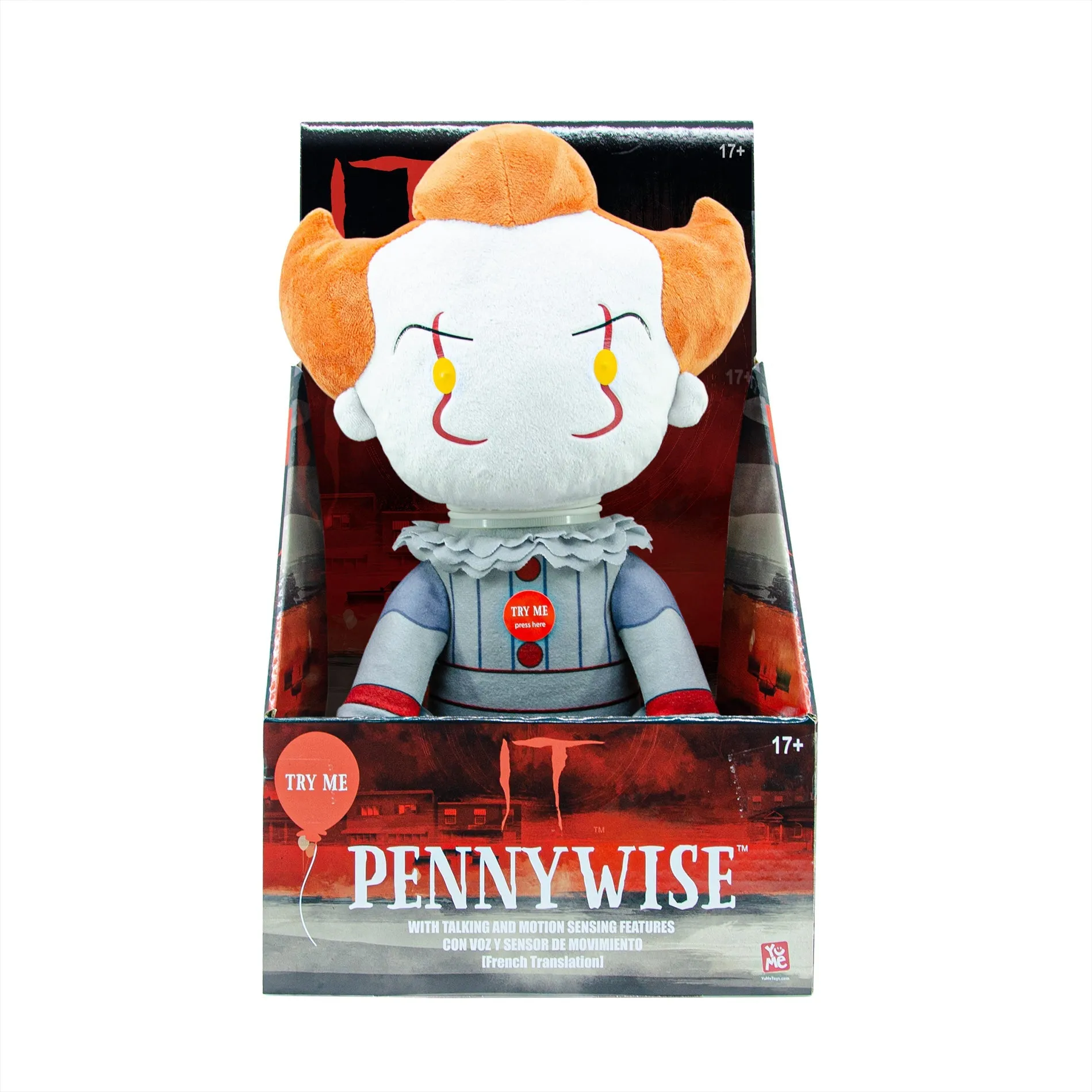 12" Creepy Pennywise Plush Toy