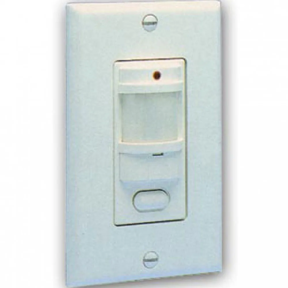 8 Amp Single Pole Occupancy Motion Sensor In-Wall Switch White