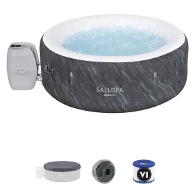 Bestway SaluSpa AirJet Inflatable Hot Tub with 120 Soothing Jets,Gray(For Parts)