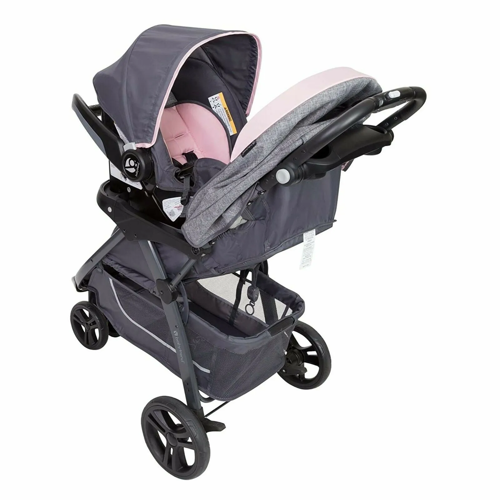 Comfortable Baby Stroller with Car Seat High Chair Playard Swing Travel System