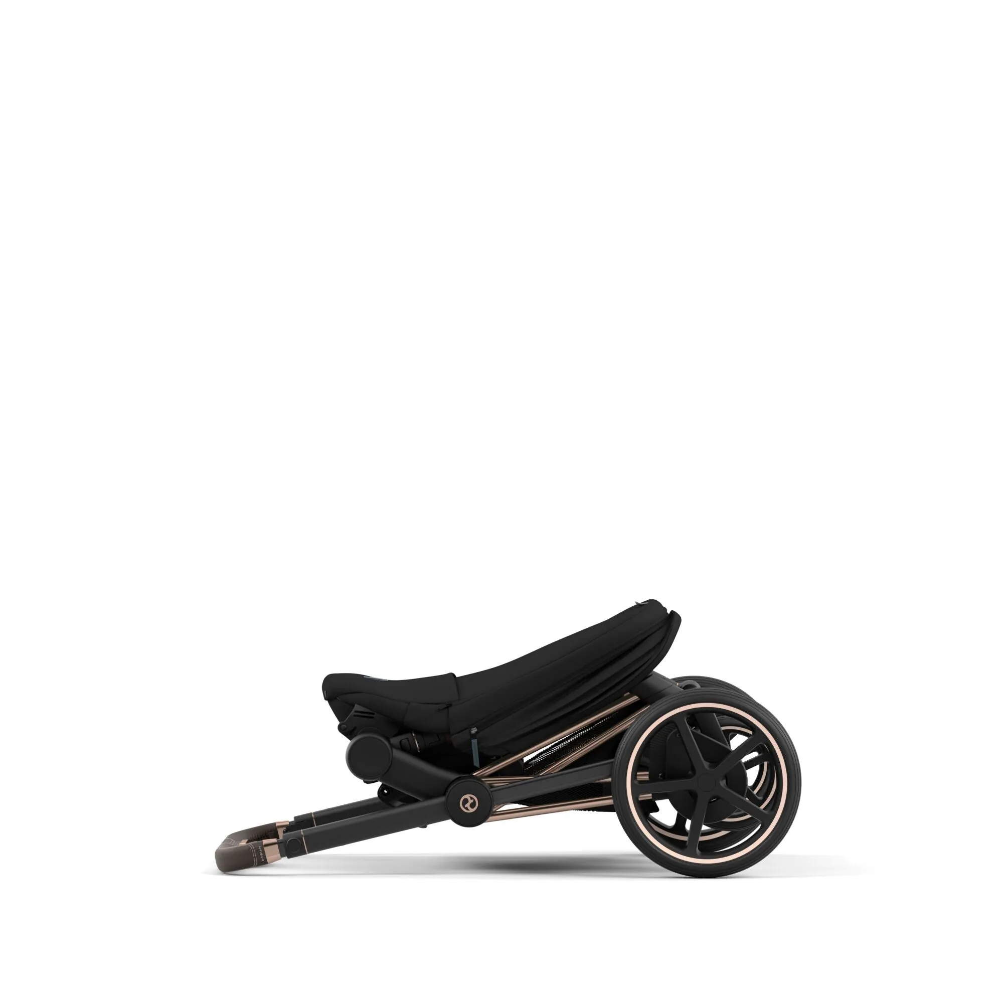 Cybex ePriam Pram 2022 Rose Gold   Midnight Blue