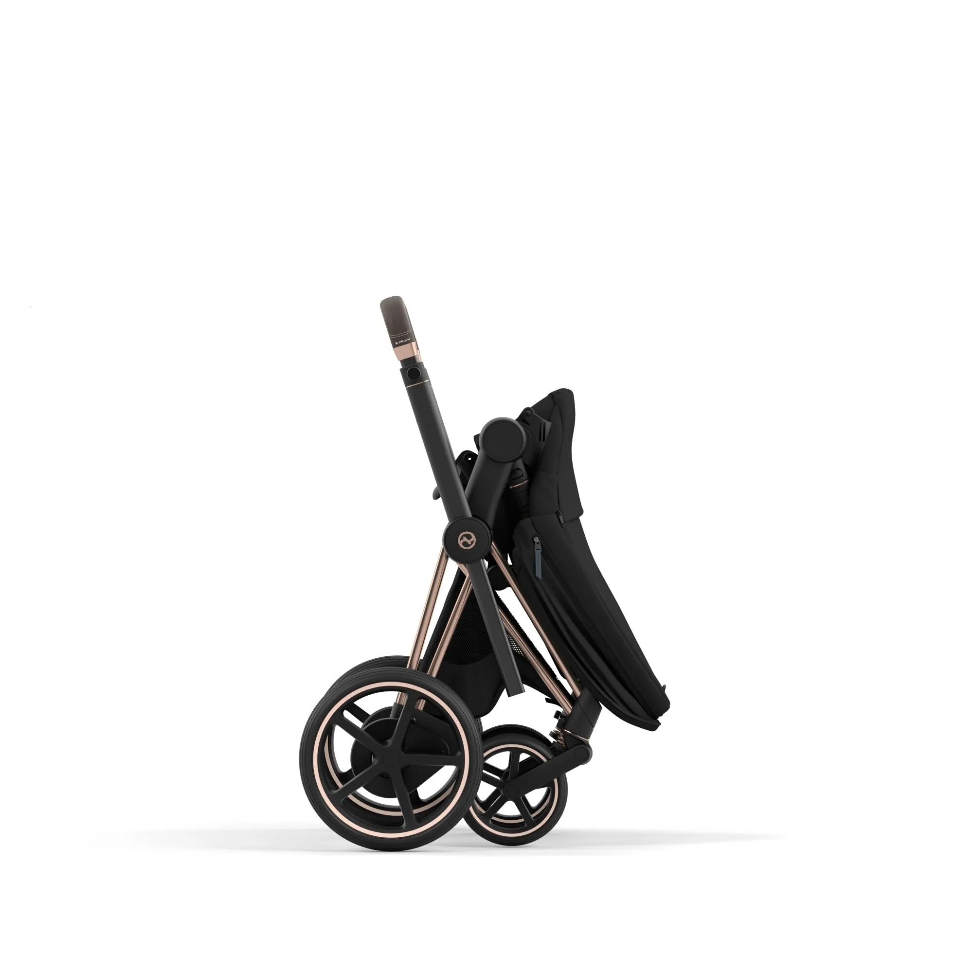 Cybex ePriam Pram 2022 Rose Gold   Midnight Blue