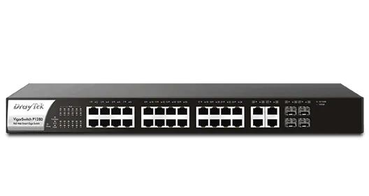 DrayTek VIGORSWITCH-P1280 24 port PoE  WebSmart Gigabit Switch