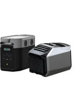 Ecoflow Delta Max Portable Power Station   Wave 2 Portable Air Conditioner