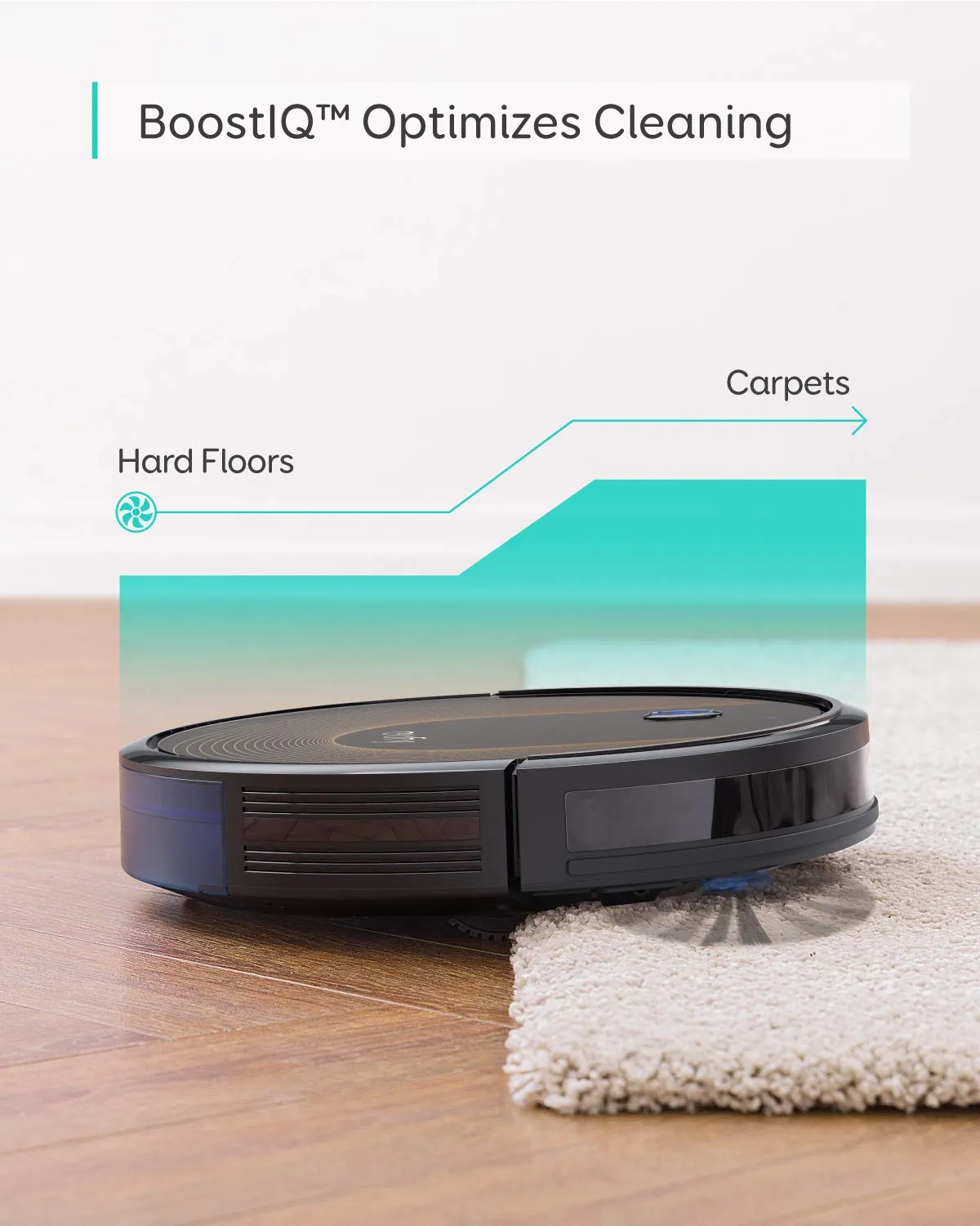 Eufy [BoostIQ RoboVac 30C, Wi-Fi, Upgraded, Super-Thin, 1500Pa Strong Suction, 13 ft Boundary Strips Included, Quiet, Self-Charging Robotic Vacuum Cleaner, Cleans Hard Floors to Medium-Pile Carpets