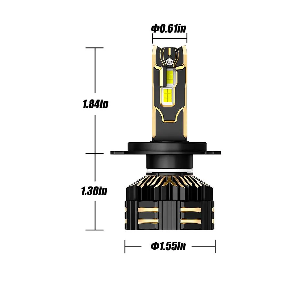 🆕GX-ULTRA Series 40000LM 240W LED Headlight Bulbs 6500K Cool White