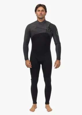 High Seas II 3-2 Full Chest Zip Wetsuit, CHR