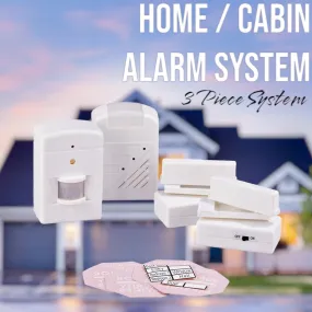 Home/Cabin Alarm System - 3 Piece System