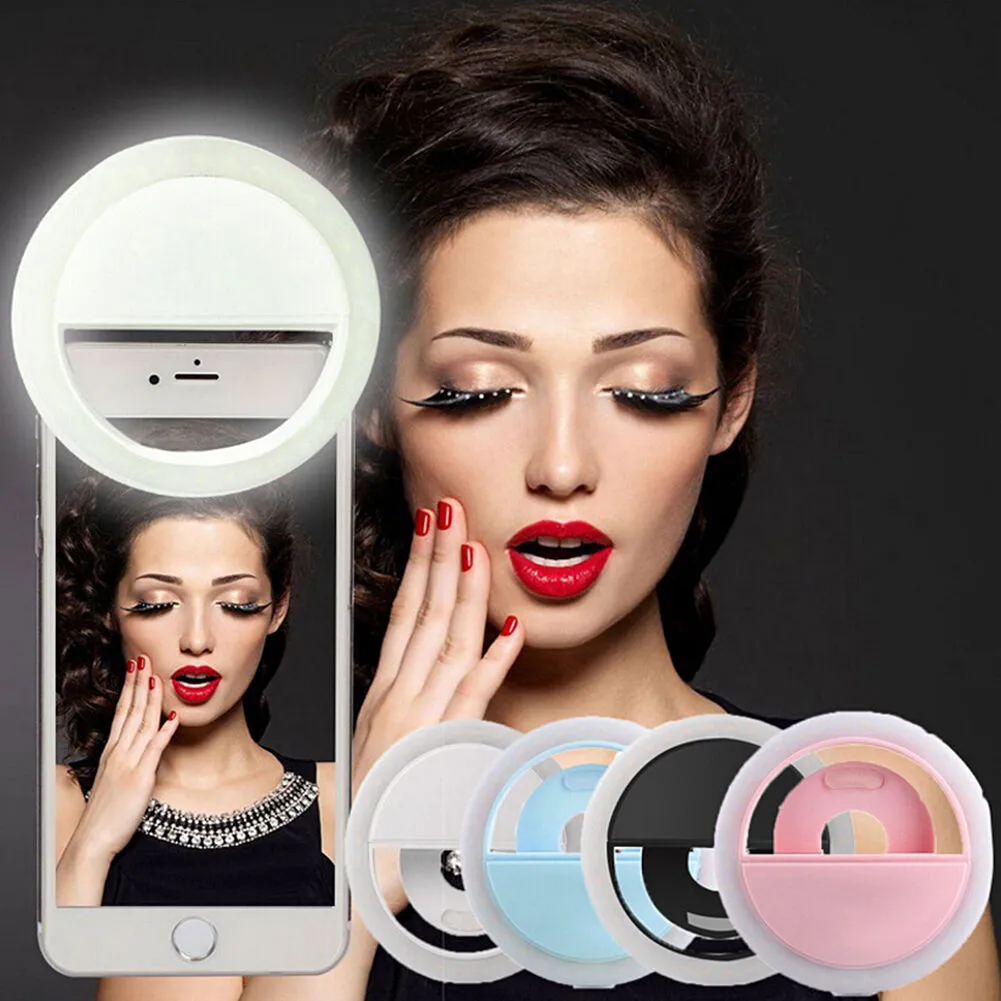 Luxury Selfie Luminous LED Light Up Phone Ring For iPhone 6S 7 Plus Samsung LG