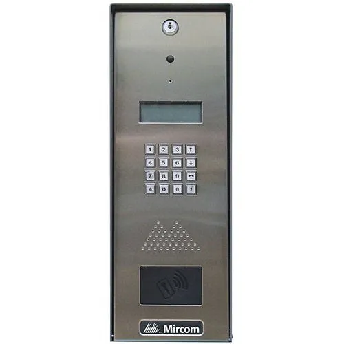 Mircom TX3-200-4U-C Slim Line Telephone Access System, Universal Enclosure, LCD Display