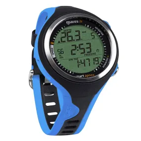 Open Box Mares Smart Apnea Scuba Dive Computers-Black / Blue