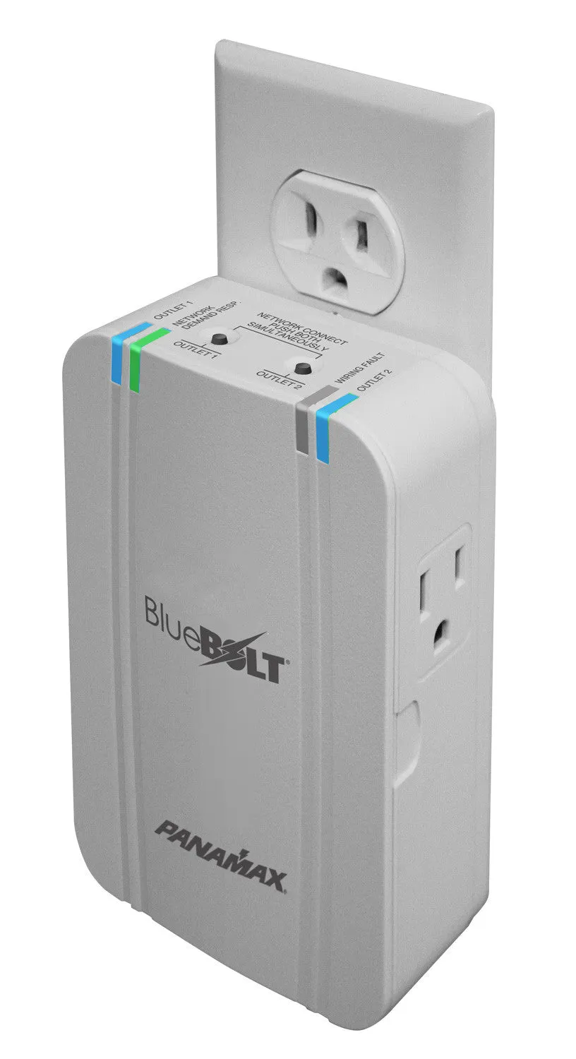 Panamax BlueBOLT MD2-ZB Controlled Outlets - White