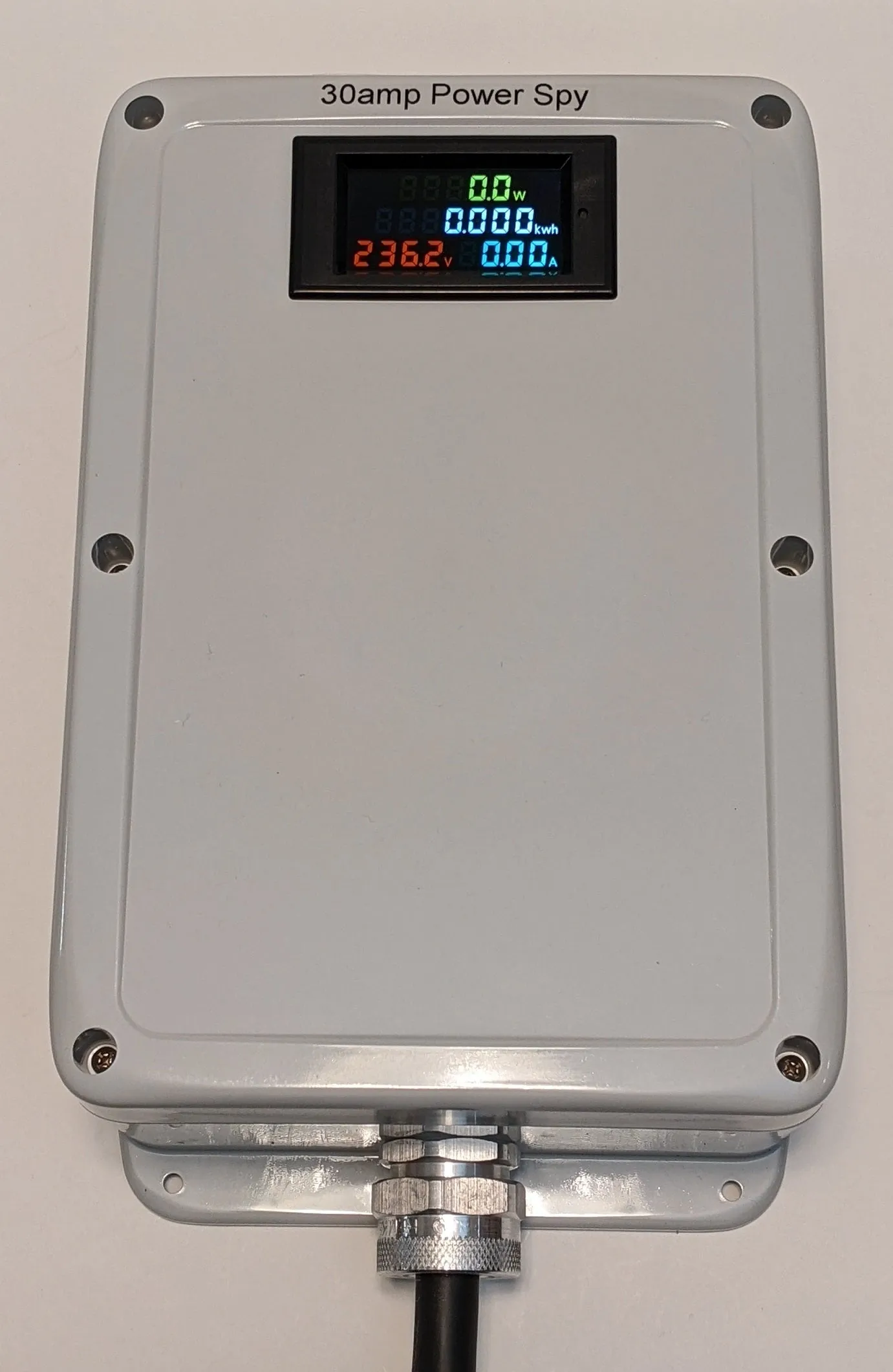 Power Spy™ Customize Your Own, 30A 240v power monitor - Single plug to single outlet with kWh meter