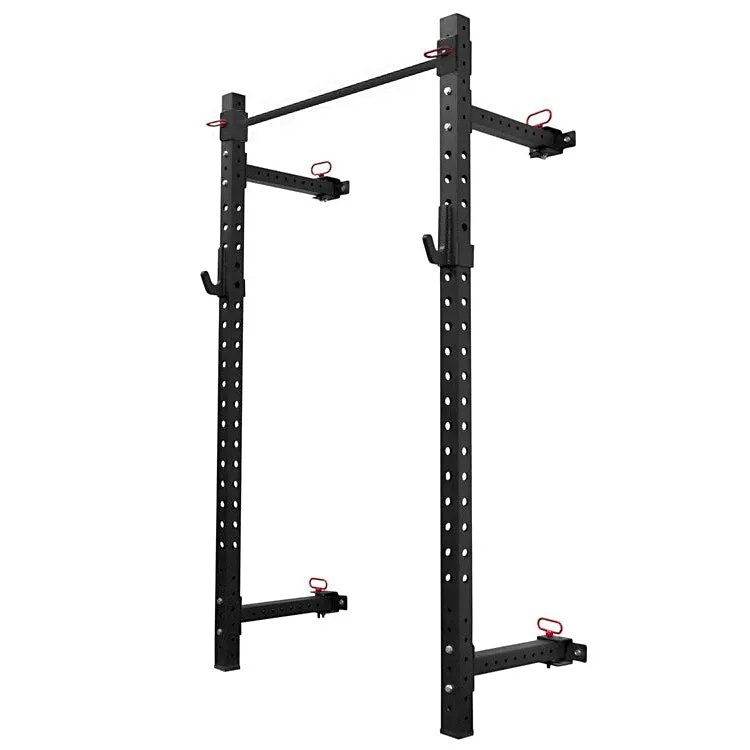 Riot Wall-Mounted Foldable Rack - 2.1m Tall, Black