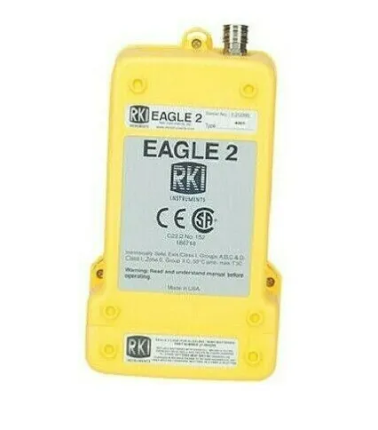 RKI Instruments 722-038 Eagle 2 Gas Monitor LEL&PPM(catalytic)/CH4(100%)LEL (IR)