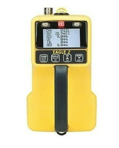 RKI Instruments 722-038 Eagle 2 Gas Monitor LEL&PPM(catalytic)/CH4(100%)LEL (IR)