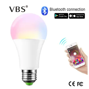 Smart Light Bulb 15W RGBW RGBWW Magic Wireless Bluetooth E27/B22 Led Bulb Lamp Apply to IOS/Android control Music Time Colors