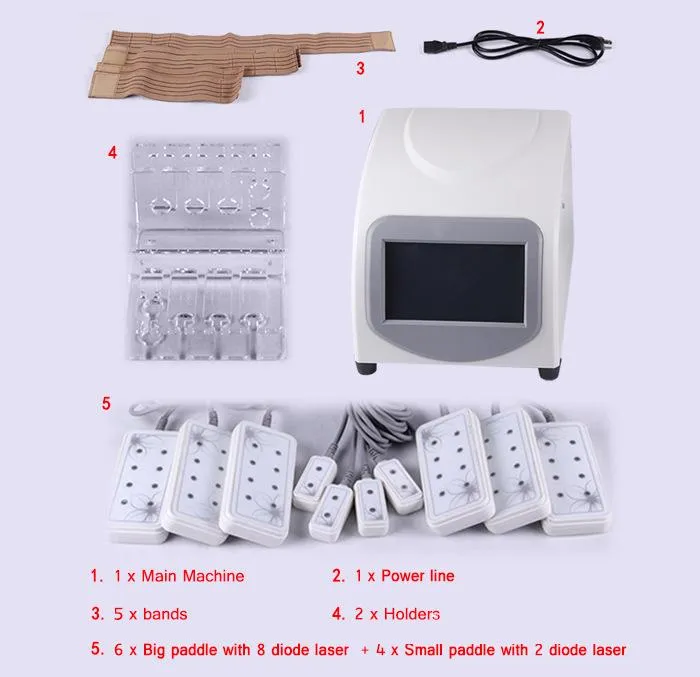 Smart Lipo Laser Machine Weight Loss Diode Lipo Lase Lipolysis Slimming Machine 635nm 650nm Body Sculpting Beauty SPA