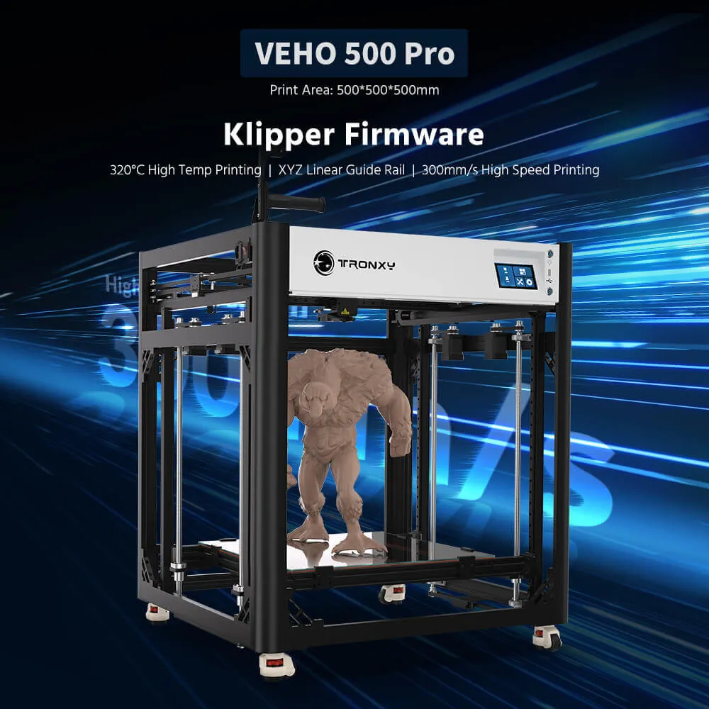 Tronxy Veho 500 Pro Fast 3D Printer Print Size 500x500x500mm