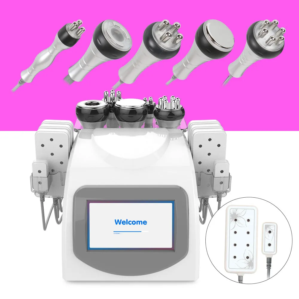 Ultrasonic Cavitation Vacuum Slimming Radio Frequency 5mw Lipolaser Body Shaping Machine